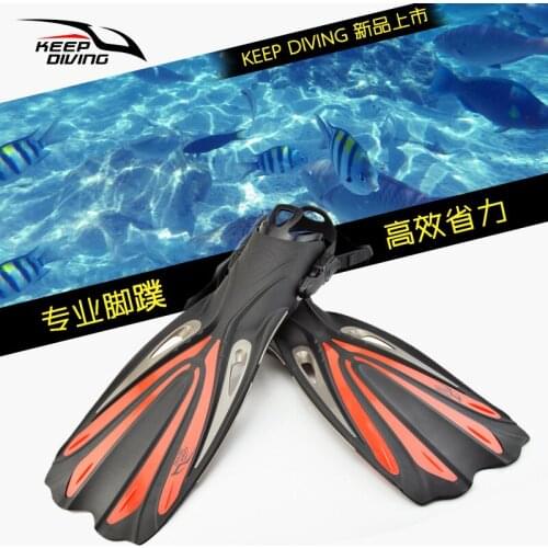 Adult snorkeling swimming fins professional training swimming snorkel fin