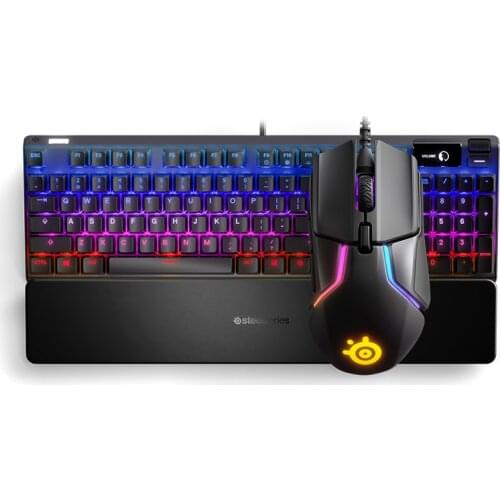 Steelseries Apex pro gaming peripherals keyboard mouse headset three-piece key mouse set