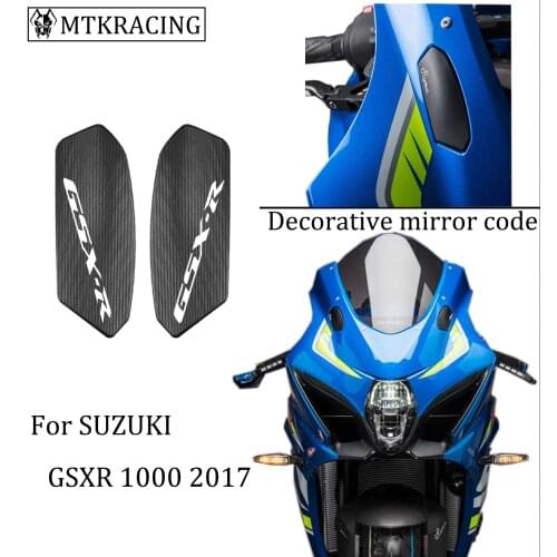 Mtkracing rearview mirror chassis decorative mirror code for suzuki GSX-R GSXR 1000 GSXR1000 2017 base mirror decorative block