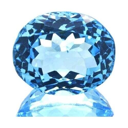 16.92ct Blue Topaz Oval Cut