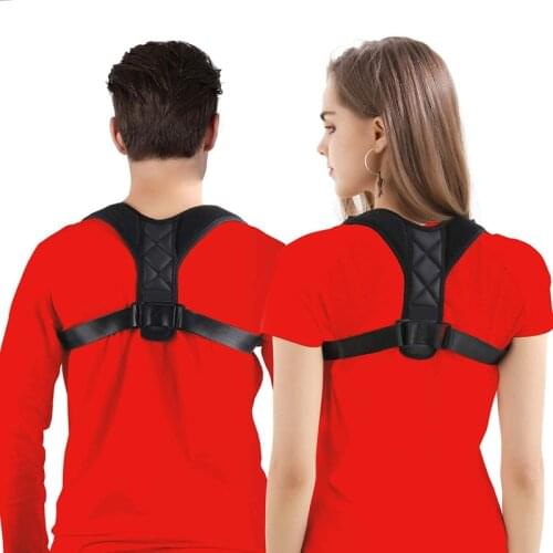 ZK20 Correction Belt Adjustable Back Posture Corrector Men Safety Harness Work Protuction Back Women Straight Shoulder Support