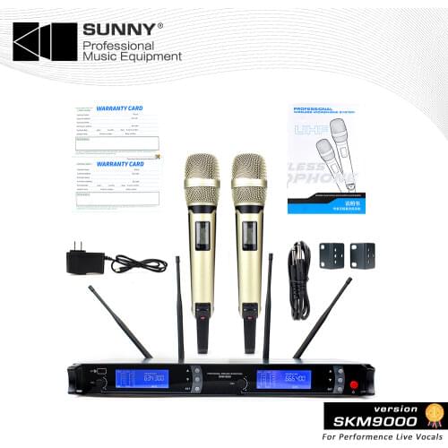 High Quality Sennheiser SKM9000 2 channels True Diversity Wireless Microphone SKM 9000 mic for Stage Performance