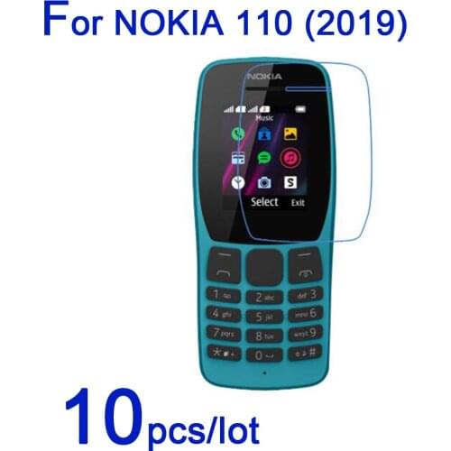 10pcs/lot Soft Screen Protectors for Nokia 110 2019 Version Clear/Matte/Nano Anti-Explosion Guard Films for Nokia 110 (2019) LCD