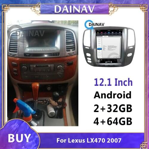 12.1 inch Android Car Autoradio Player For Lexus LX470 2007 Car Multimedia Video Player GPS Navigation