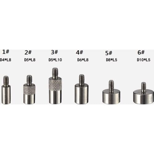 2--6pcs M2.5 Dial gauge probe, needle tip probe for dial indicator, height measuring needle height gauge