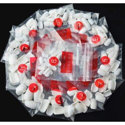 500pcs White Clear Ballet False Acrylic Nail Tips Full/Half Cover Tips Coffin Fake Nails UV Gel Manicure Fake Nail Tips Beauty