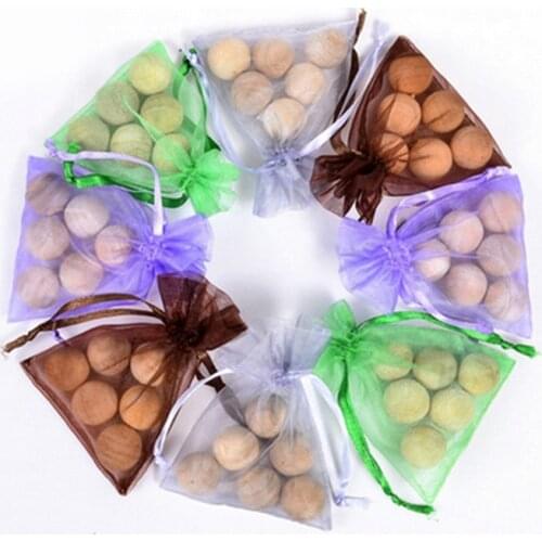 6pcs/bag Mothballs Natural Insect Repellent Fragrance of Camphor Wood Pellets Wardrobe Pest Control Repellent WWO66