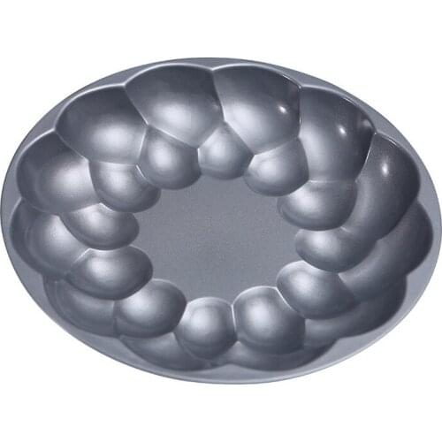 Space Aluminum Cake Mold DIY Baking Dessert Mousse Cake Baking Tools Double-Sided Non-Stick Chiffon Cake Mold Cake Tools-ABUX