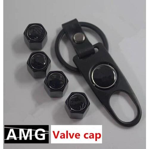 Theftproof Aluminum Tire Metal Valve Cover Car Wheel Tires Valves Tyre Stem Air Caps Airtight Cover For Benz Auto car Stying