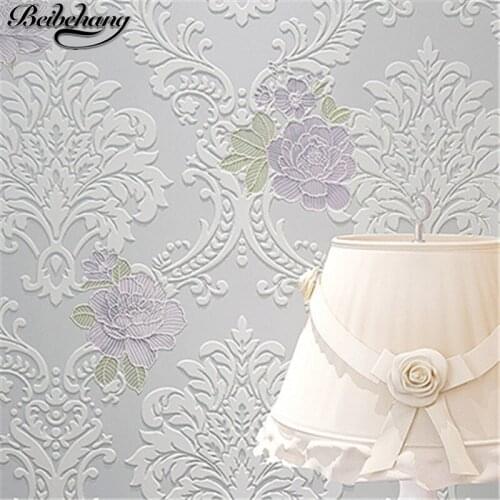 Beibehang High quality Modern Luxury 3d wallpaper roll for wall flower papel de parede tapete for bedroom living room wallcoveri