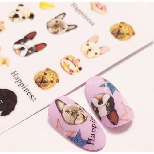 CA-230-242-243 hanyi-164 3d nail art stickers decal template diy nail tool decorations