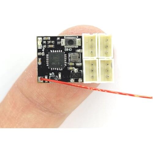 DasMikro 2.4GHz Compatible AFHDS3 Micro 4CH Receiver for FLYSKY Noble NB4 DM Racing Car Parts