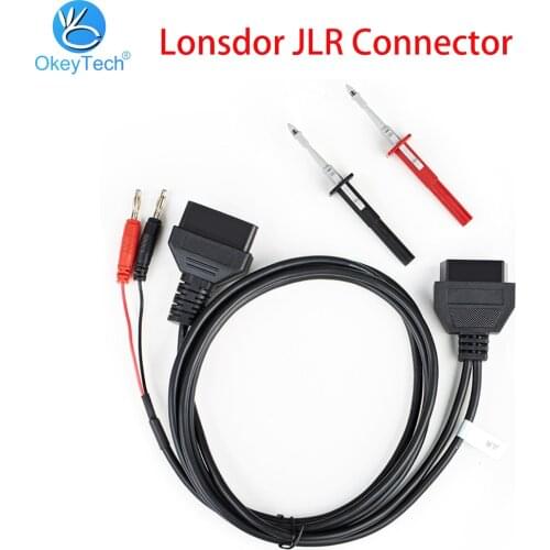 Lonsdor JLR Connector Work With K518S K518ISE Support All key Lost Programming Under Alarm State for Land Rover For Jaguar