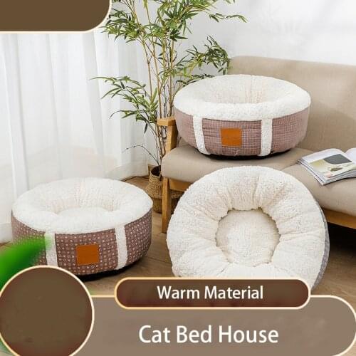Pet Dog Bed Basket Warm Round For Small/Medium Dogs Chihuahua Kennel Pet Supplies Sofa Dog House Cat Cushion Camas Para Perro