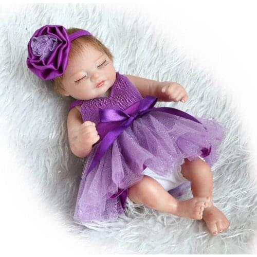 12" Doll reborn little princess girl silicone dolls children bebe gift reborn realista kids toys dolls