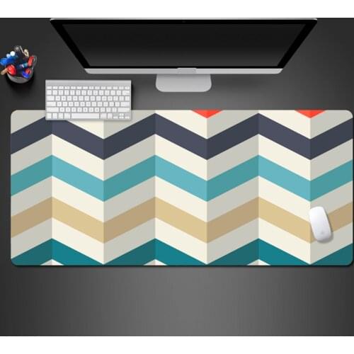 New 3D Wave Pattern Mouse Pad High Quality Natural Rubber Durable Bag Edge Pad Fashionable Atmosphere Computer Desktop Pads