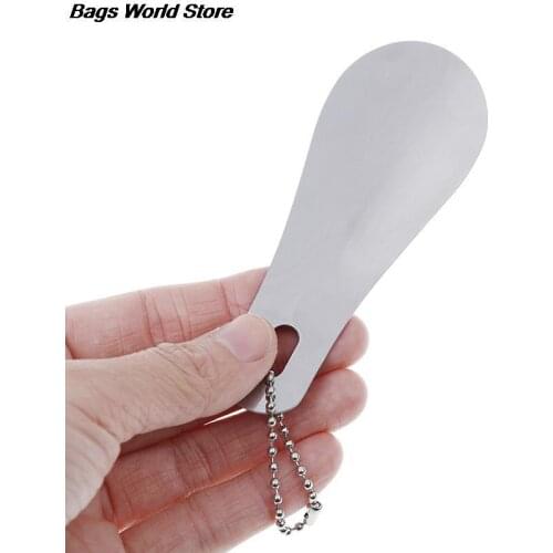 1 Pcs Professional Shoehorn Stainless Steel 10cm Metal Shoe Horn Spoon Shoehorn Shoes Lifter Tool