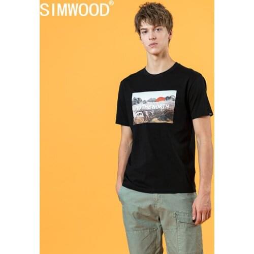 Мужские футболки с коротким рукавом Simwood China At AliExpress