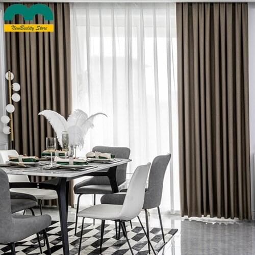 Modern Jacquard High-end Curtains for window Living Room Bedroom Balcony High-end Luxury backdrop Blackout Curtains Custom Size