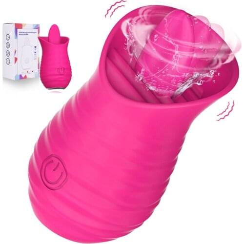 Vibrators for Women Clitoris Massager 10 Modes Powerful Tongue Licking G Spot Clitoral Nipple Stimulator Clit Adult Sex Toys