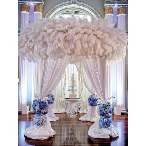 10-12inch(25-30cm) DIY Ostrich Feathers Plume Centerpiece for Wedding Party Table Decoration Wedding Decorations free shipping
