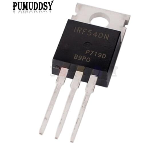 10PCS/LOT IRF540 IRF540NPBF TO220 IRF540N Power MOSFET Triode TO-220 100V 33A Transistor N channel New