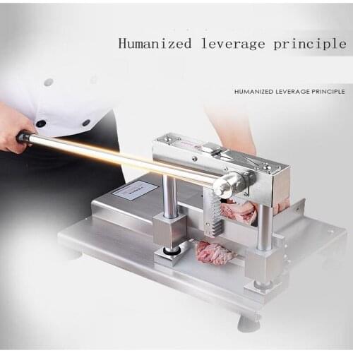 Free shipping pork bone ribs saw machine manual cutting meat bone machine convenient and convenient