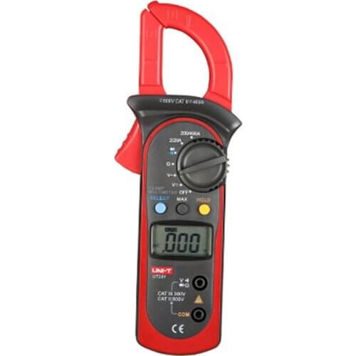 Digital Clamp Multimeter UNI-T UT201 LCD Clamp Meter AC DC Voltage Current Resistance Auto Range