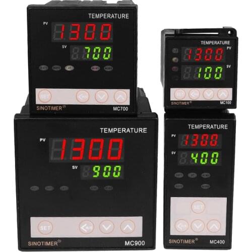 K Thermocouple PT100 Universal Input Digital PID Temperature Controller Regulator Relay Output for Heating or Cooling with Alarm