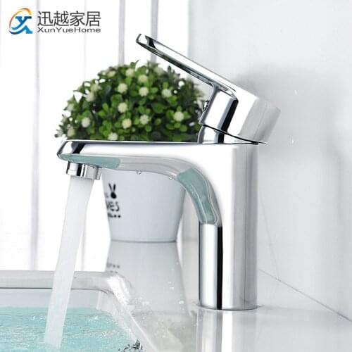 Above Counter Basin Faucet Single Cold Water Hole Balcony Bathroom Mixer Tap Silver Copper Toilet Bath Sink Accessories