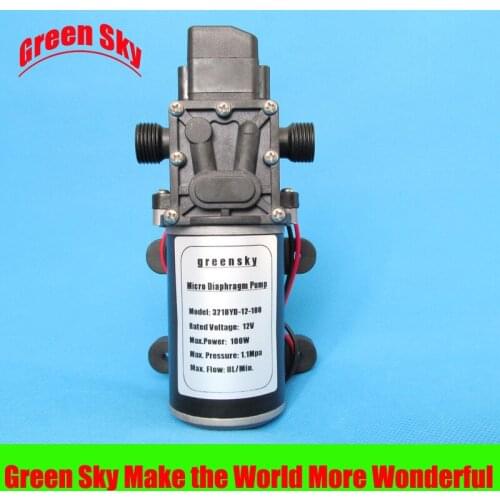 8L/Min 1.1Mpa 100W 12v dc electric mini diaphragm pump