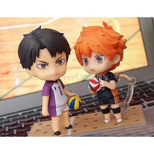 Anime Figure Haikyuu Ushijima Wakatoshi 789# Kei Tsukishima 616# PVC Action Figure Toys Haikyuu Collection Model Doll Gift 10cm