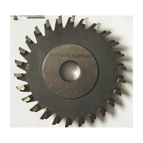 Milling Cutter 70x7.3x12.7x26T Welded Carbide Cutter For WENXING Portable Q27 100D 100G 100E Horizontal Key Cutting Machines