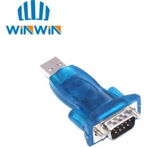I82 1pcs HL-340 New USB to RS232 COM Port Serial PDA 9 pin DB9 Adapter support Windows7-64