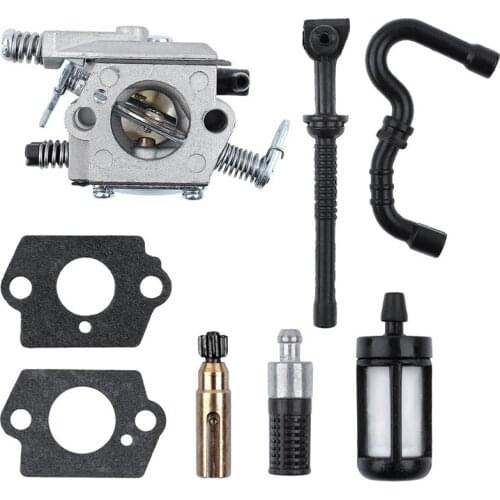 Carburetor Carb with Gaskets Oil Pump Fuel Oil Filter Line For Stihl 017 018 MS170 MS180 Chainsaw Repalce Spare Parts