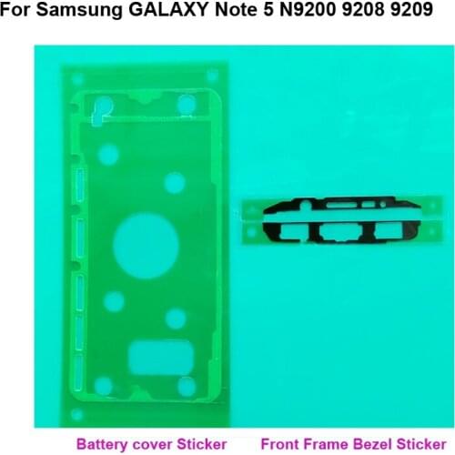 Adhesive Tape For Samsung GALAXY Note 5 N9200 9208 3M Glue Front LCD Supporting Frame Sticker Back Battery cover Tape Note5