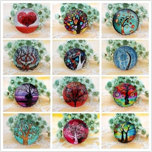 10PCS/lot Round 8-20MM Glass Cabochon for make bracelet necklace Jewelry for women earring pins brooch craft supply