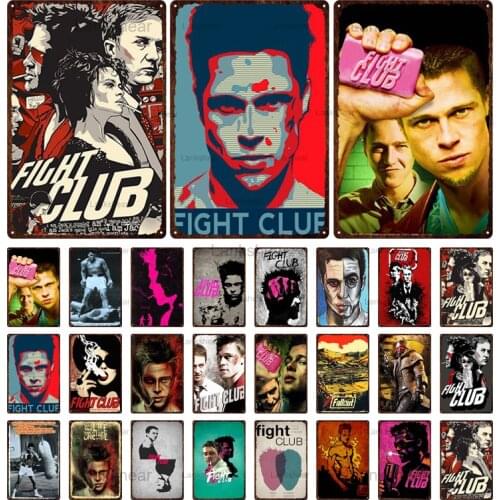 Retro Famous Game Movie Star Metal Tin Sign Plate Plaque Home Bar Boxing Gym Club Decoration Iron Plate Paintings Poster 6Ms-10