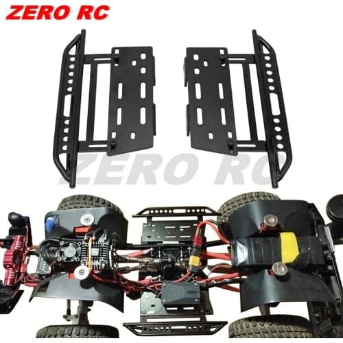 FULL METAL Realistic Side Step Plate Set Foot Pedal For 1:10 RC CAR SCX-10 Dingo Honcho Wrangler SCX10-II