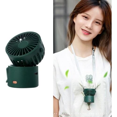 Mini Fan Portable Neck Wireless Fan USB Desk Fan Handheld Fan Small Clip Fan Air Cooler Mini Fan for Home Office Bedroom Car