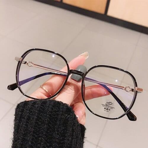 Fashion Vintage Retro Metal Frames Clear Lens Glasses Women Men Luxury Brand Nerd Geek Eyewear Optical Round Circle Eye Glasses