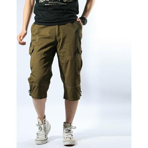 Plus Size S-5XL Mens Multi-Pocket Shorts Outdoor Climbing Sport Camping Military Tactical Short Trouser Cargo Overalls shorts