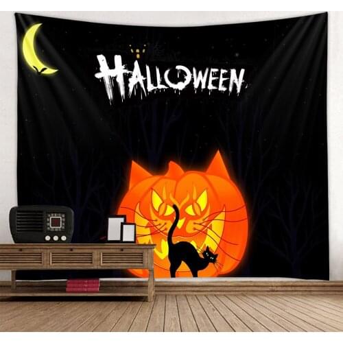 New Halloween party horror background tapestry is soft and easy to care for decoration scene hanging cloth