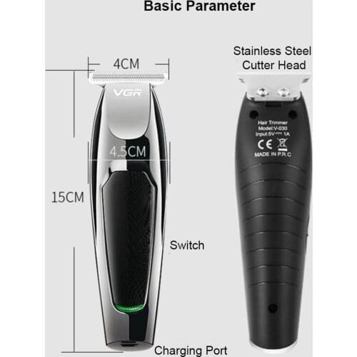 VGR Electric Hair Rechargeable Cutting Styling Trimmer Grooming Kit