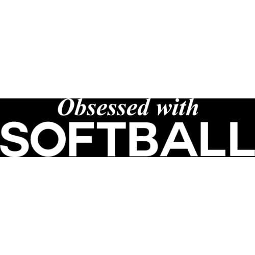 Sports Vinyl with Softball Window Decal Car Sticker Waterproof Protective Film Car Window Body Decorative Stickers Accessories