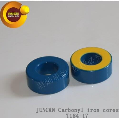 T184-17 High frequency low loss carbonyl iron core inductor coil filter magnetic ring core