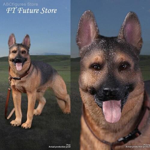 1/6 Scale Animal Dog Model DID AS003 Working Dog German Shepherd German Dog Simulation for 12 inches Action Figure Accessories