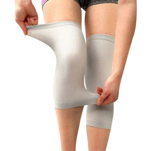 1pair Knee Protector Ultra-thin Breathable Elasticity Knee Pads Support Prevent Arthritis Injury Sport Knee Guard Elbow Warm Gym