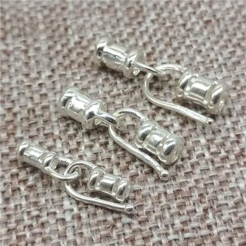 925 Sterling Silver Leather Cord End Caps for Bracelet