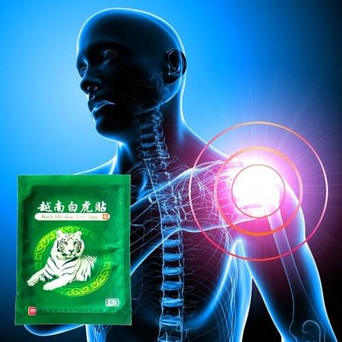 8pcs/Bag Far infrared Analgesic Plasters Joints Rheumatoid arthritis Neck/Back Pain Relief Patch Vietnam White Tiger Plaster Fas